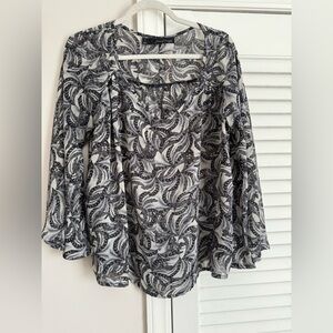 Patterson J Kincaid shirt small black and white